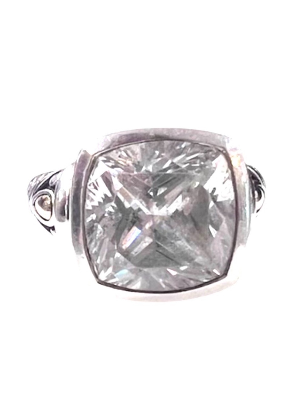 #🌸🌸JohnHardyRing #WhiteTopazRing #SterlingSilverRing #CocktailRing #Statement